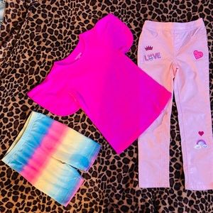 Girl’s size 6, 365 Kids 3piece Set